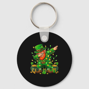 Dabbing Leprechaun Grappige Cadeaus Mannen Kindere Sleutelhanger