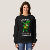 Dabbing Leprechaun Shenanigans Irish Trui (Voorkant volledig)