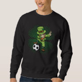 Dabbing Leprechaun Soccer Great St Patricks Day Trui (Voorkant)