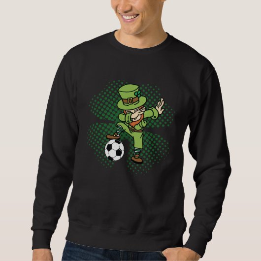 Dabbing Leprechaun Soccer Great St Patricks Day Trui (Voorkant)