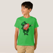 Dabbing Leprechaun St Patricks Day Kinder T-shirt (Voorkant volledig)