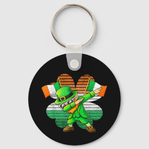 Dabbing Leprechaun voor Kinderen Jongens Mannen Je Sleutelhanger