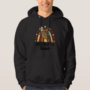 Dabbing Luiaard Terug naar school kleuterschool sq Hoodie