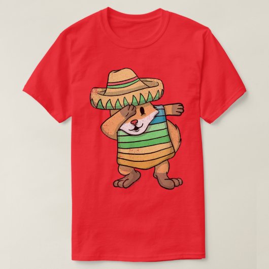 Dabbing Meican Fo Cinco de Mayo  T-shirt (Design voorkant)