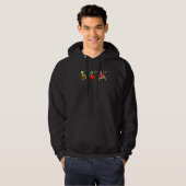 Dabbing Melon Banana aardbery Summer Food Hoodie (Voorkant volledig)