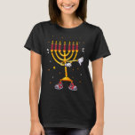 Dabbing Menorah Hanukkah Dansjoods Holiday Ch T-shirt<br><div class="desc">Dabbing Menorah Hanukkah Dansjoods Holiday Chanukah</div>