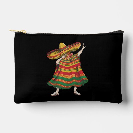 Dabbing Mexicaanse Poncho Cinco de Mayo Fiesta Par Etui (Voorkant)