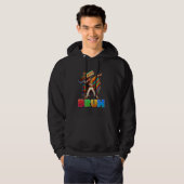 Dabbing Mexican Boy Bruh Poncho Cinco de Mayo Mann Hoodie (Voorkant volledig)