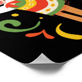 Dabbing Mexican Man Cinco De Mayo Poster (Hoek)