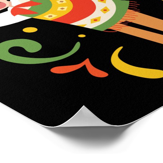 Dabbing Mexican Man Cinco De Mayo Poster (Hoek)