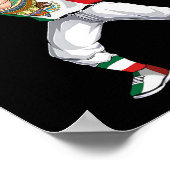 Dabbing Mexican Poncho Cinco De Mayo boys Mannen S Poster (Hoek)