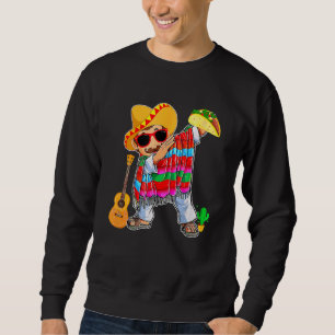 Dabbing Mexican Poncho Cinco De Mayo Mannen Sombre Trui