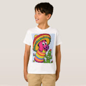 Dabbing Mexican Poncho Cinco de Mayo T-shirt (Voorkant volledig)