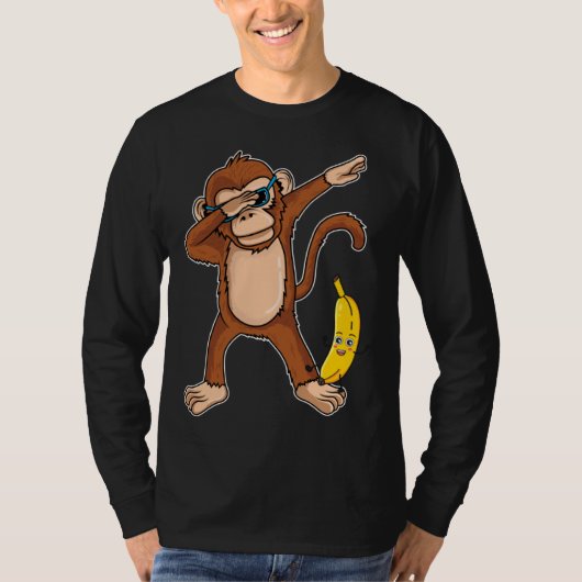 Dabbing Monkey  Dab Dance Monkey T-shirt (Voorkant)