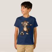 Dabbing Monkey Football Dab T-shirt (Voorkant volledig)
