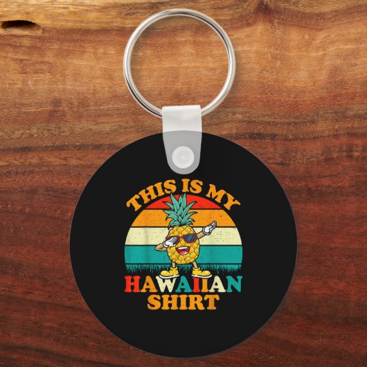 Dabbing Ne This Is My Hawaiian Shirts For Women  Sleutelhanger (Voorkant)