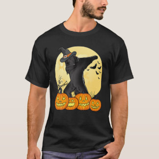 Dabbing Newfoundland Dog Dab Dance Funny Dog Hallo T-shirt