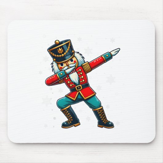 Dabbing Notenkraker Kerst Costuum Matching Fami Muismat (Voorkant)