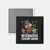 Dabbing Notenkraker Neef Squad Grappig Matching Ch Magneet (Voorkant / Achterkant)