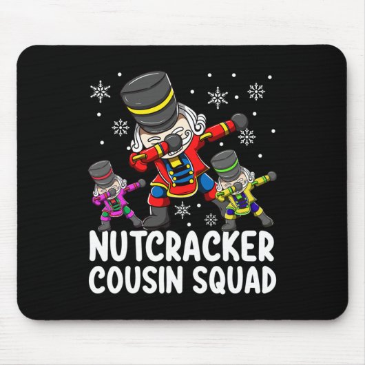 Dabbing Notenkraker Neef Squad Grappig Matching Ch Muismat (Voorkant)