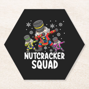 Dabbing Notenkraker Neef Squad Grappige Matching Kartonnen Onderzetters