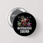 Dabbing Notenkraker Neef Squad Grappige Matching Ronde Button 5,7 Cm (Voorkant /achterkant)