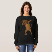 Dabbing Nova Scotia Duck Tolling Retriever Dab Dan Trui (Voorkant volledig)