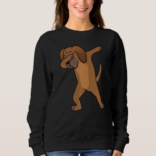 Dabbing Nova Scotia Duck Tolling Retriever Dab Dan Trui (Voorkant)