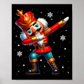 Dabbing Nutcracker Christmas Costume Matching Fami Poster (Voorkant)
