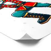 Dabbing Nutcracker Christmas Costume Matching Fami Poster (Hoek)