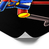 Dabbing Nutcracker Christmas Costume Nutcracker Gi Poster (Hoek)