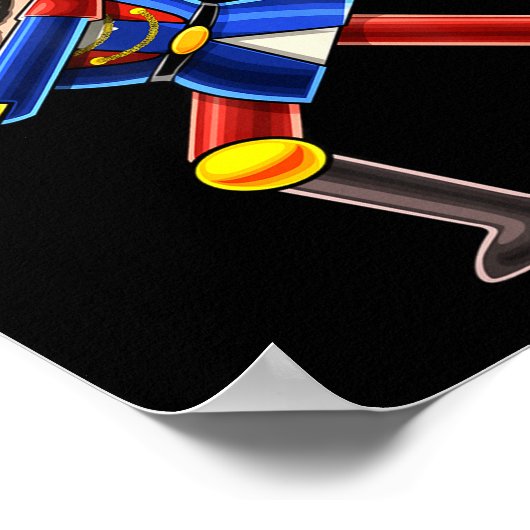 Dabbing Nutcracker Christmas Costume Nutcracker Gi Poster (Hoek)