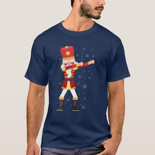Dabbing Nutcracker kerstkostume Nutkraker Gi T-shirt (Voorkant)