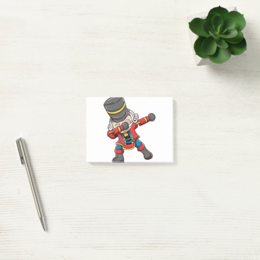 Dabbing nutcracker squad matching kerstmis post-it® notes (Kantoor)