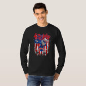 Dabbing oom Sam Vierde juli T-shirt (Voorkant volledig)