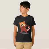Dabbing Panda - Cute Kawaii Dabbing Red Panda Gift T-shirt (Voorkant volledig)