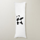 Dabbing Panda, Funny Panda dab dans Lichaamskussen (Voorkant Verticaal)