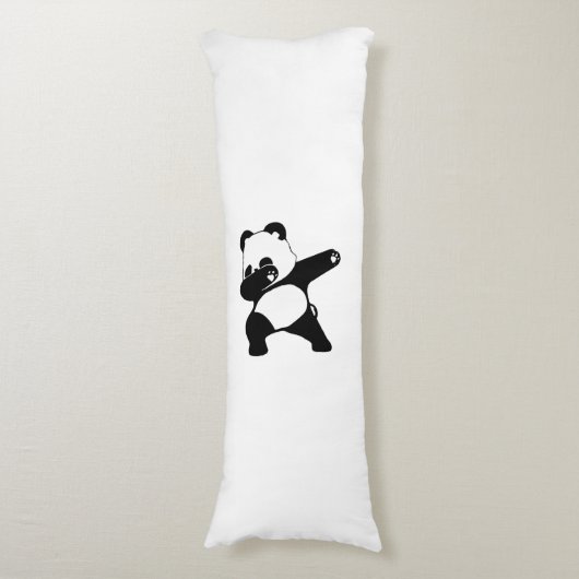 Dabbing Panda, Funny Panda dab dans Lichaamskussen (Voorkant Verticaal)
