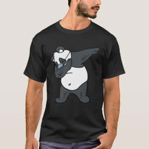Dabbing Panda Gezichtsmasker Panda T-shirt