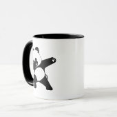 Dabbing Panda, Grappige Panda dab dans Mok (Voorkant links)