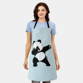 Dabbing Panda , Grappige Panda dab dans Schort (Gedragen)