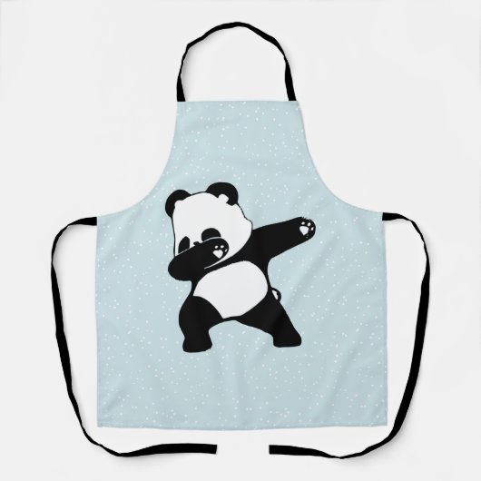 Dabbing Panda , Grappige Panda dab dans Schort (Voorkant)