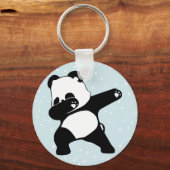 Dabbing Panda, , Grappige Panda dab dans Sleutelhanger (Voorkant)