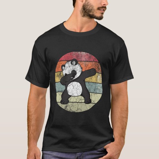 Dabbing Panda, Grappige Panda T-shirt (Voorkant)