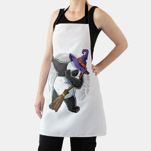 Dabbing Panda Halloween Shirten, Halloween 2021 Schort (Insitu)