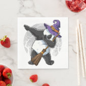 Dabbing Panda Halloween Shirten, Halloween 2021 Servet (Insitu)