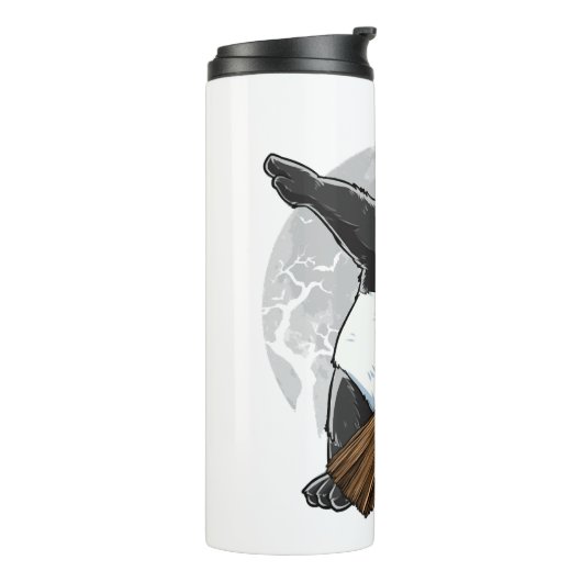 Dabbing Panda Halloween Shirten, Halloween 2021 Thermosbeker (Gedraaid links)