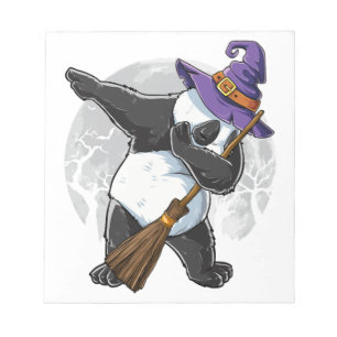 Dabbing Panda Halloween-shirts, Halloween 2021 Notitieblok