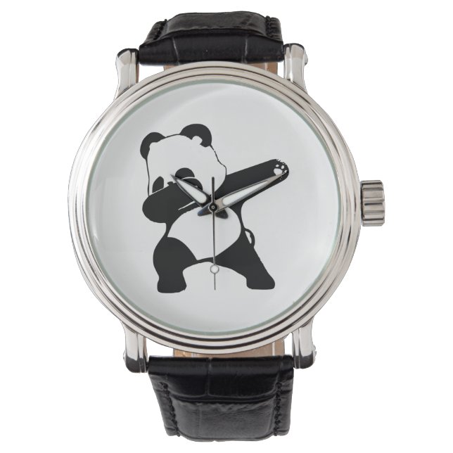 Dabbing Panda  Horloge (Voorkant)