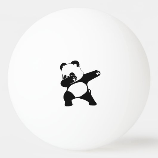 Dabbing Panda Pingpongbal (Voorkant)
